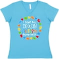 thumbnail image 3 of Inktastic I Love My Cousin Autism Awareness Women's V-Neck T-Shirt, 3 of 5