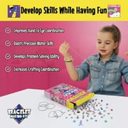 5-Minute Crafts Bracelet Making Kit Colorful Beads Charms Pendants Arts and Crafts Kids 6+ Non Toxic