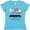 Aqua, variant on Inktastic I'm Just Here for the Sweets with Spun Sugar Candy Women's V-Neck T-Shirt