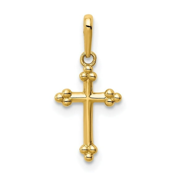 Auriga Fine Jewelry 14K Yellow Gold Cross Pendant for Women
