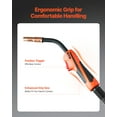 thumbnail image 3 of VEVOR 250Amp Mig Welding Gun with 15FT Cable Suitable for 0.035" 0.045" Welding Wires, 3 of 9