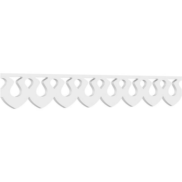 Ekena Millwork RUNP06X0625X48SMR 6 x 48 in. Pitch 0.62 in. Somerset Architectural Grade PVC Running Trim