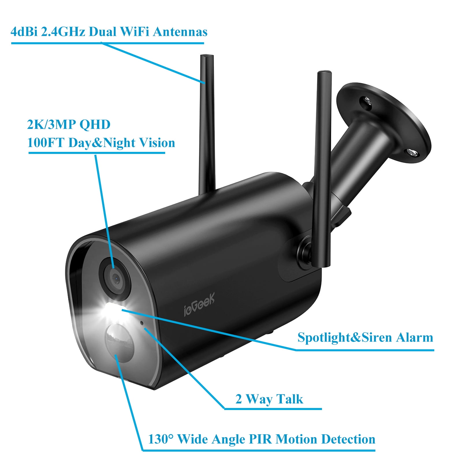 Merkury Smart 1080P Smart Outdoor Security Camera