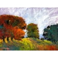 thumbnail image 2 of Tienhaara, Michael 14x12 White Modern Wood Framed Museum Art Print Titled - Aura Of Fall III, 2 of 4
