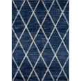 thumbnail image 5 of Luxe Weavers Modern Denim Trellis Abstract 5 x 7 Area Rug, 5 of 6