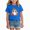 H645-Blue, variant on Halloween T-Shirt for Girls Retro Spooky Cotton Short Sleeve Shirt Spooky Season Short Sleeve Tee Fall Top,Orange,2-3 Y