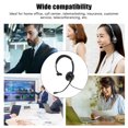 thumbnail image 3 of Single Ear Headset, Call Center Headset Wired Headphones With Microphone, Telephone Computer Headphones For Business Classroom Home, 3 of 8