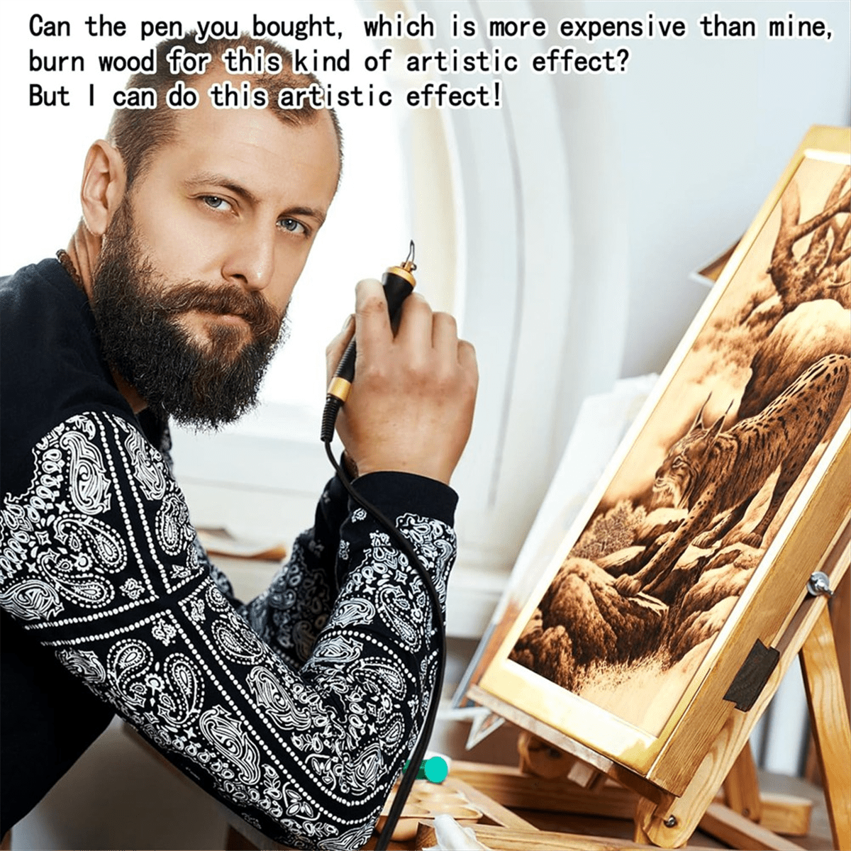 Wood Burning Tool, Digitally Adjustable Temperature Wood Burner