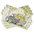 thumbnail image 2 of 4Pcs Spring/Summer Cotton Linen Placemats Kitchen Country Style Placemats 13X19In (4Pcs), 2 of 5