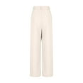 thumbnail image 5 of Womens Wide Leg Dress Pants High Waisted Loose Fit Business Casual Work Trousers Outfits With Pockets (XS, Beige), 5 of 5