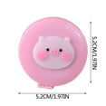 thumbnail image 3 of Weloille 1.5m Automatic Retractable Soft Tape Measure, Cartoon Mini Ruler, Inch and Cm, for Body Circumference Measuring, 3 of 3