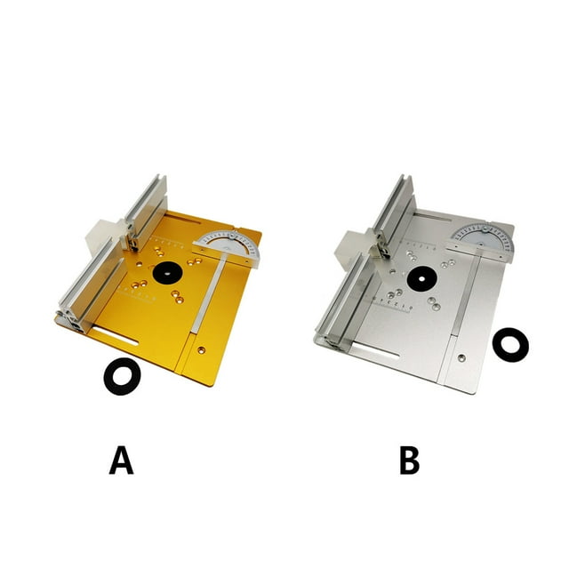 Trimmer Insert Plate Wear-resistant Working Multifunctional Accessories Waterproof Table Saw Part Electric Woods Router Plates Silver
