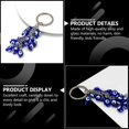 thumbnail image 3 of Vintage Decor Evil Eye Key Rings Blue Evil Eye Pendant Blue Evil Eye Decor Turkish Evil Eye Beads Crafting Glass Keychain, 3 of 3