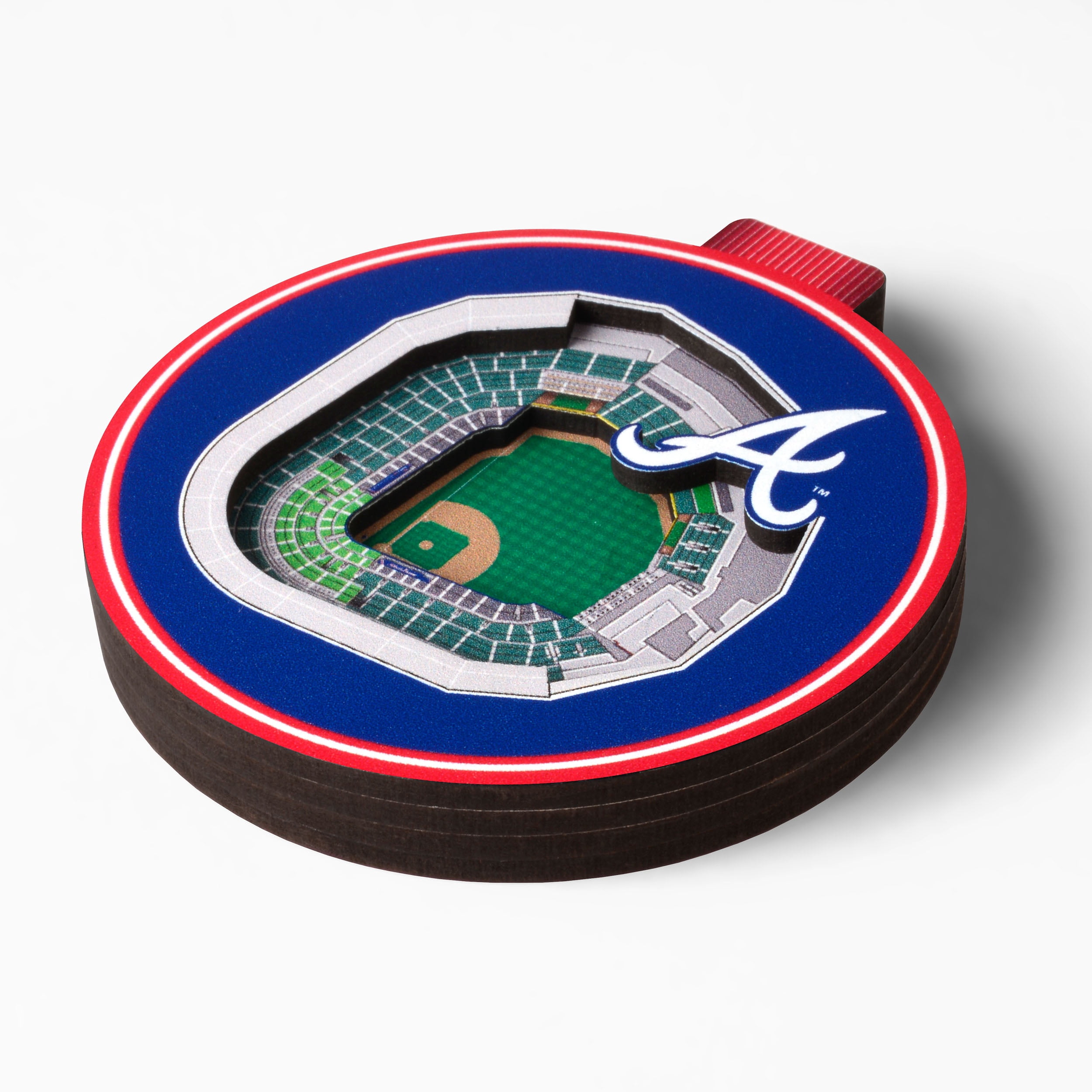 YouTheFan MLB Atlanta Braves 3D StadiumView Ornament