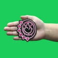 thumbnail image 2 of Men's Blink 182 Pink Neon Six Arrows Woven Patch Pink, 2 of 2