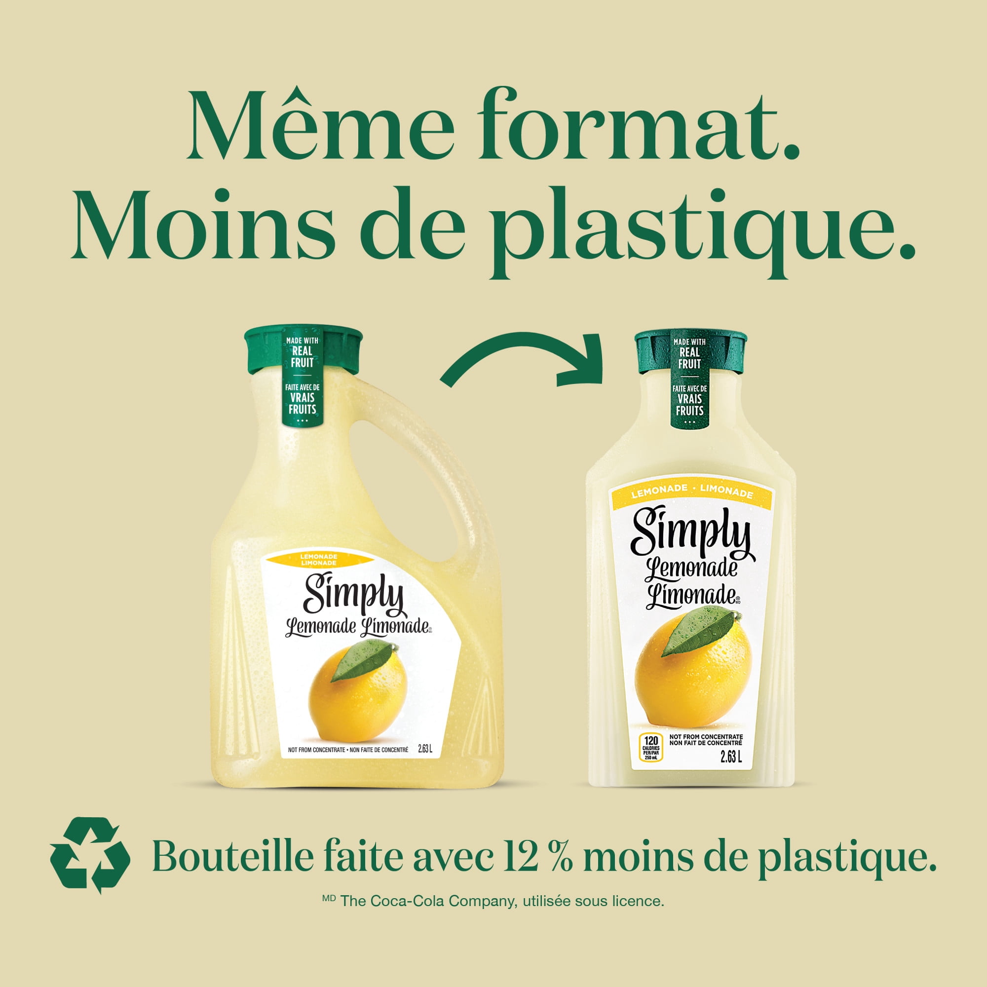 Simply Lemonade, 2.63 Liters