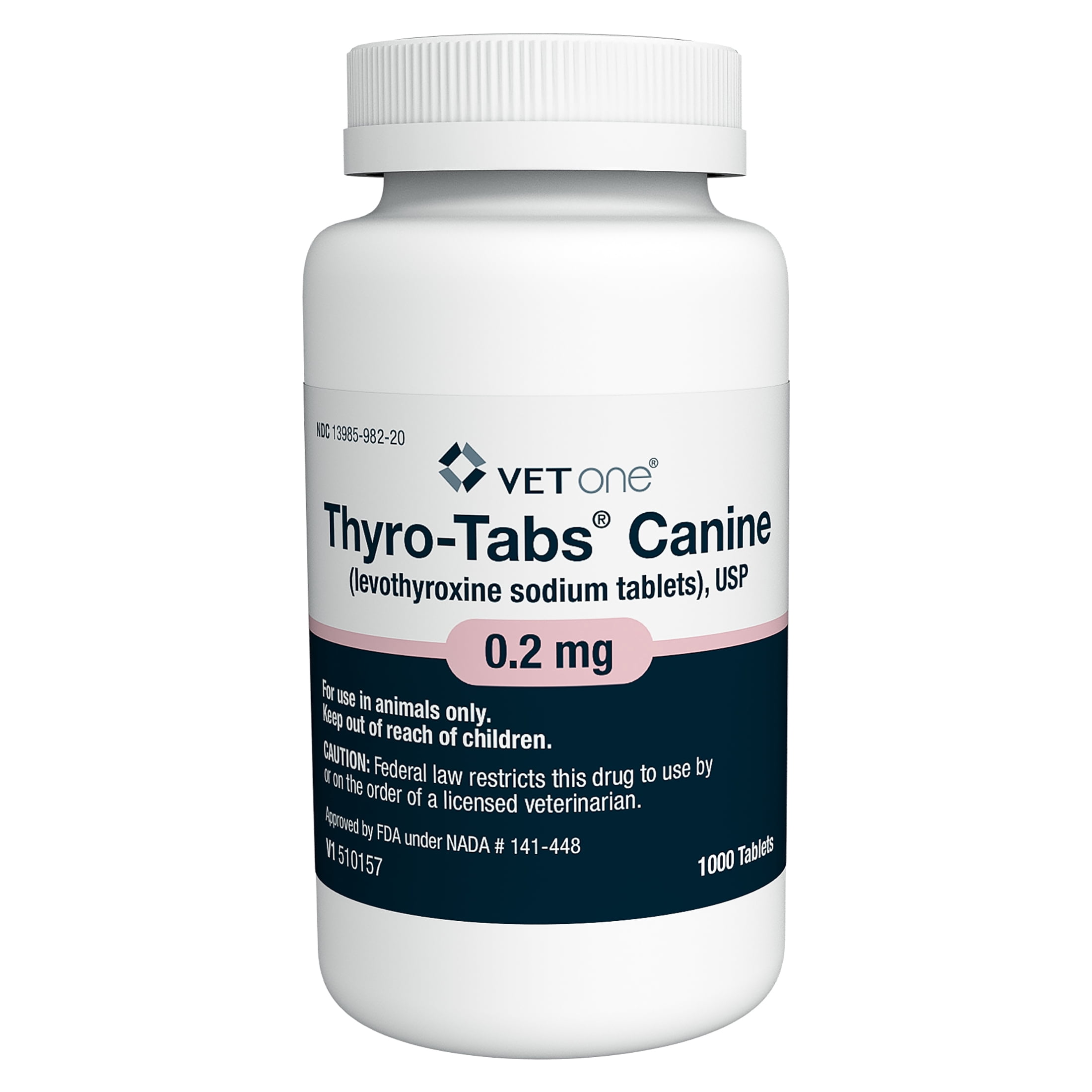 Thyro-Tabs (Levothyroxine Sodium) Canine Tablets, 0.2MG