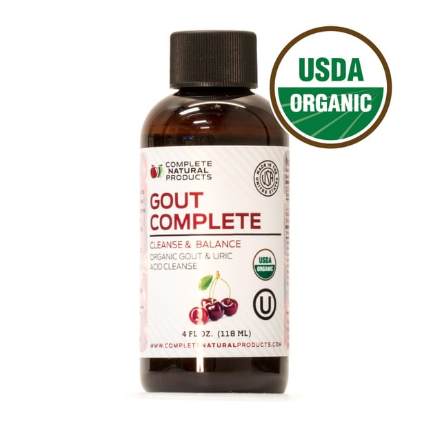 Uric Acid Complete Natural & Organic Liquid Uric Acid Flush & Herbal Remedy Support Medicine