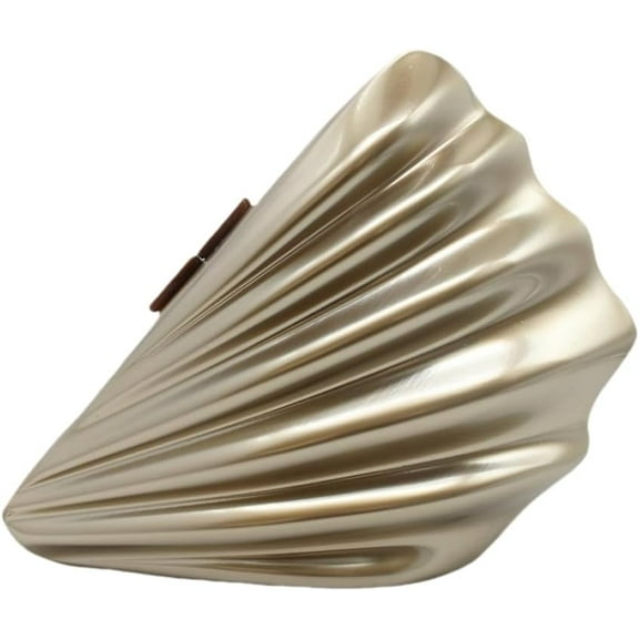 CAILDANL Seashell Chain Shoulder Bag for Women Acrylic Evening Clutch Bag Glitter Marble Purse Handbag for Wedding Party Prom