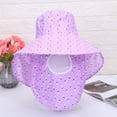 thumbnail image 1 of Sombrero para el sol de ala ancha con solapa para el cuello, cubierta para la cara, protección UV, gorra de verano de poliéster para pesca, Camping, canotaje, senderismo, 1 of 1