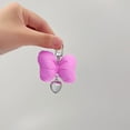 thumbnail image 7 of Bottone Simple and Stylish Bowknot Keychain with Unique Heart Pendant Fashionable Keyring for Fashion Bag Purse Backpack, 7 of 7