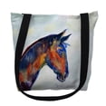 thumbnail image 1 of Betsydrake TY090S Sac Fourre-Tout Cheval Bleu 13 x 13 Po. - Petit, 1 of 1