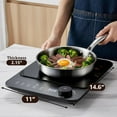 thumbnail image 5 of Elite Gourmet EIND57B SlimStore™ Induction Cooktop, Touch Controls, Ultra Thin 2" Profile, 10 Power Levels, Temps 140°F to 465°F, Fast Heat Up, Black, 5 of 9