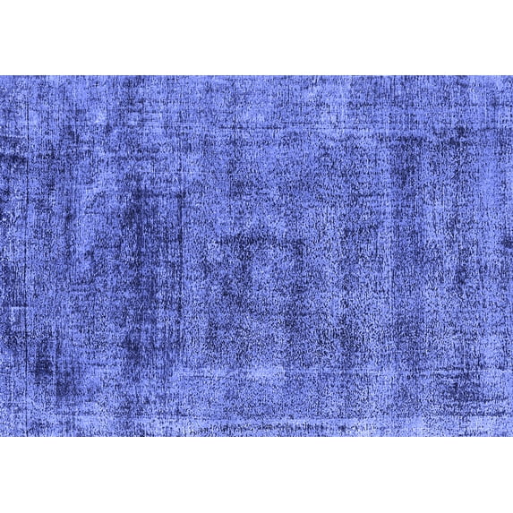 Ahgly Company Indoor Rectangle Oriental Blue Industrial Area Rugs, 2' x 5'