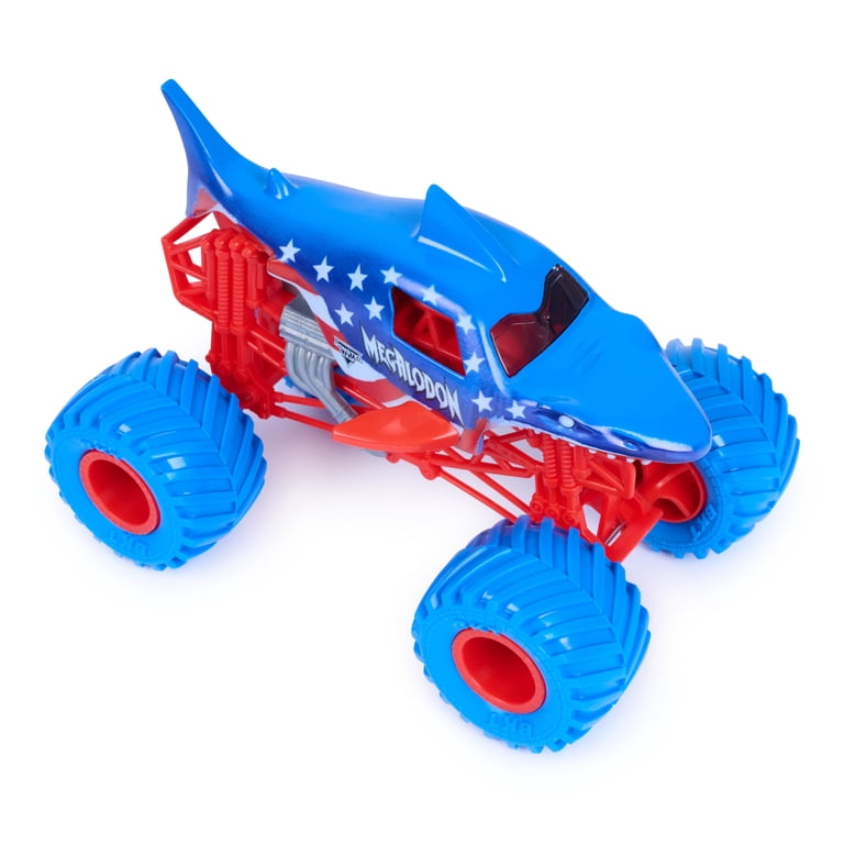 Monster Jam Megalodon Stars & Stripes 1:24 Scale Die-Cast Truck photo 4