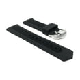 thumbnail image 2 of 12mm Silicone Watch Bands - Soft Rubber Replacement Watch Straps - Smooth and Ribbed - Waterproof - Stainless Steel Buckle - Many Colors, 2 of 8