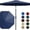 Blue A, variant on EastVita 10FT Outdoor Table Umbrella Portable Sun Shade with Crank Lift Push Button Tilt Shade Umbrellas for Pool Deck Yard Garden Table Tan