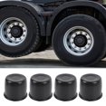 thumbnail image 1 of Push Through Hub Covers, 4.25 Inch Wheel Center Caps Robust Construction Dirt Blocking 4Pcs Protective  for Truck Trailer RV SUV Wheels Rims, 1 of 7