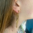 thumbnail image 3 of Chain Link Duo Stud Earring, 3 of 3