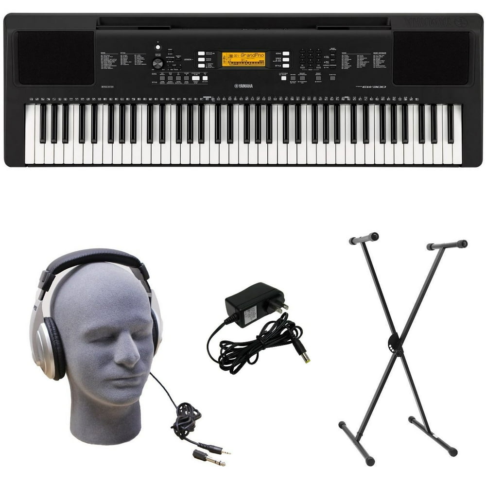 Yamaha PSREW300 61Key PKS Premium Keyboard Pack with Power Supply, X