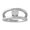10K White Gold, variant on FINE JEWELRY 10K White Gold Cluster Diamond Wedding Band Ring (1/5 cttw, I-J Color, I2-I3 Clarity) Size 5