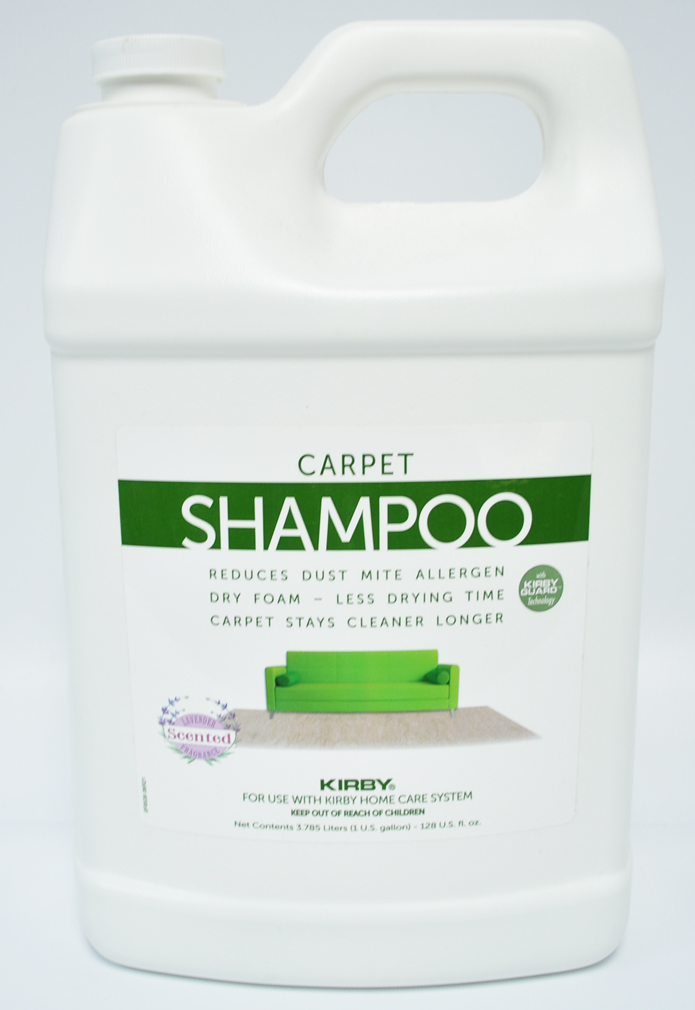 1 Gallon Genuine Kirby Allergen Shampoo. (Lavender Scent). Use with all model Kirby Vacuum