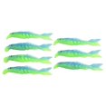 thumbnail image 3 of Yimiti Perch Pike Fishing Bait Soft Double Color Multi Join Bone Fish Paddle Tail,7# Seven For 8Cm, 3 of 8