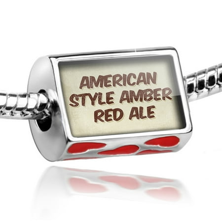 Bead American Style Amber Red Ale Beer, Vintage style Charm Fits All European (Best American Amber Ale)