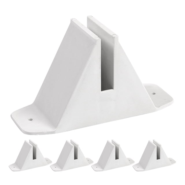 SHISUYAN 5pcs Heavy Duty Fence Post Anchor Bracket For Garden Fence Mailbox And Privacy Screen Garden Fence Base Support Anti-Dumping Garden Fence Holder