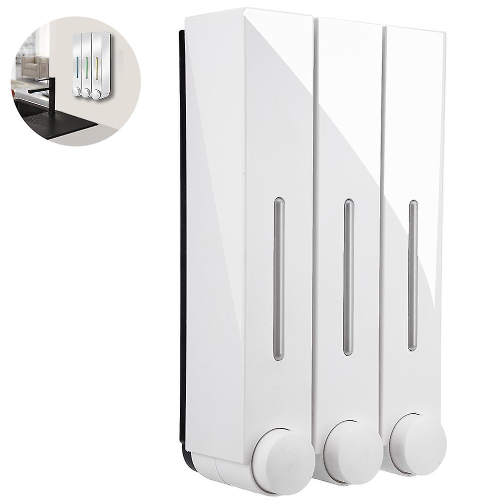 Buik Weigering besteden Multi-box Soap Dispenser For Shower Gel Shampoo Conditioner Wall Mount  White - Walmart.com