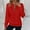 #219-Red, variant on Ounisa Women's Quilted Sweatshirts Zipper Neck Long Sleeve Textured Solid Casual Loose Fashion Fall Pullover Tops