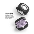 thumbnail image 4 of Ringke Slim-X Compatible with Galaxy Buds FE / Buds 2 Pro / Buds 2 / Pro / Live Case, Smudge Proof Hard Protective Sturdy Thin Cover for Samsung Buds Series with Keychain Carabiner - Matte Black, 4 of 11