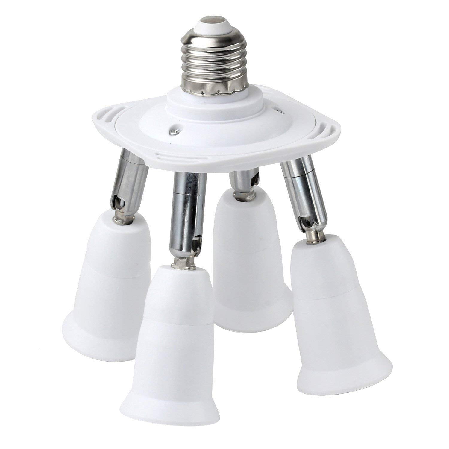 1 To 4/7 LED Lamp Light Bulb Base Socket Splitter Holder Converter 