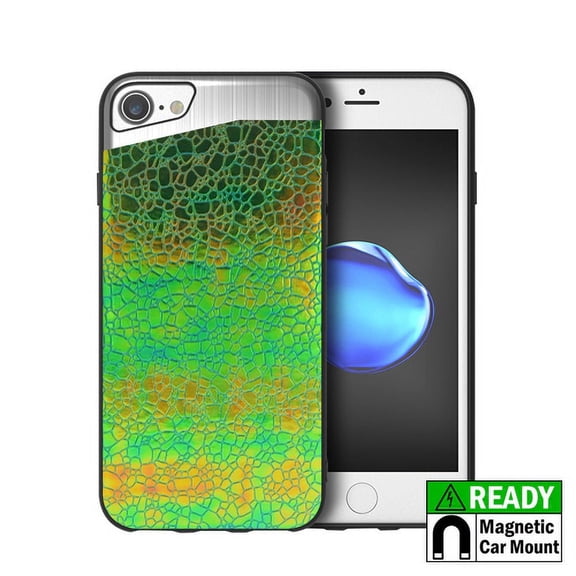 GSA Blade Carbon Hybrid Case For iPhone 8 plus/7 Plus/6 Plus - Neon Green