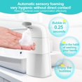 thumbnail image 2 of Automatic Foaming Soap Dispenser 310ML Liquid Soap Dispenser with Infrared Sensor Powered by AA Batteries for Bathroom, 2 of 5