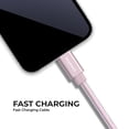 thumbnail image 3 of Powertek USB-A to USB-C Metallic Shine Pastel Cable - Pink, 3 of 6