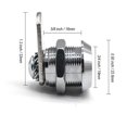 thumbnail image 4 of 2Pack Cabinet Cam Lock 5/8 Inch Tubular Cam Locks Keyed Alike with Chrome Finish for Vending Machine Truck Pickup Tool Box Mailbox ATM Replacement Lock, 4 of 4