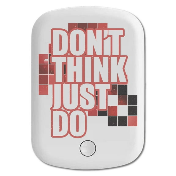 DistinctInk Magnetic Battery Pack, 5000 mAh Wireless Portable Charger with USB-C Cable, Compatible with MagSafe iPhone 14 / 13 / 12 Series - Don't Think Just Do