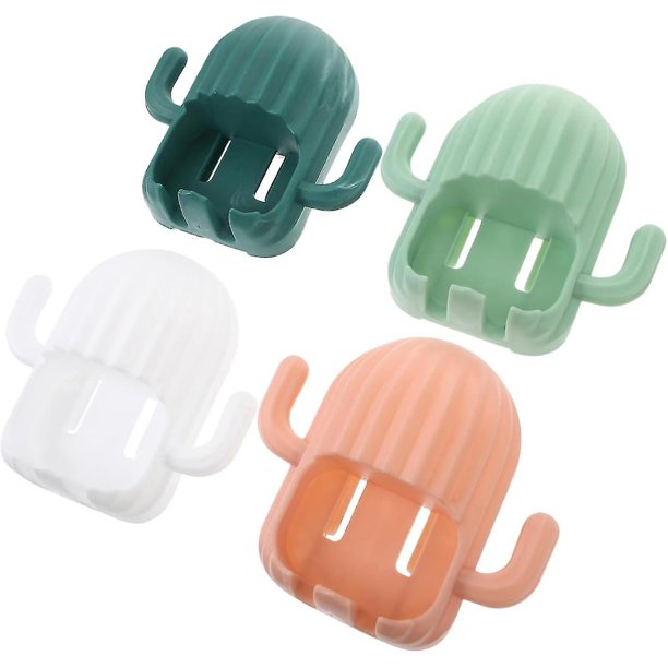 Soporte para cepillo de dientes eléctrico montado en la pared con 8 cepillos de dientes eléctricos para niños, organizador de plástico para colgar
