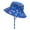 Blue, variant on Penkiiy Baby Hats Bucket Hat Toddler Baby Summer Sun Protection Fashion Solid Color Sun-hat Cute Sunscreen Hat Cap Blue Hat for 9-24 Months